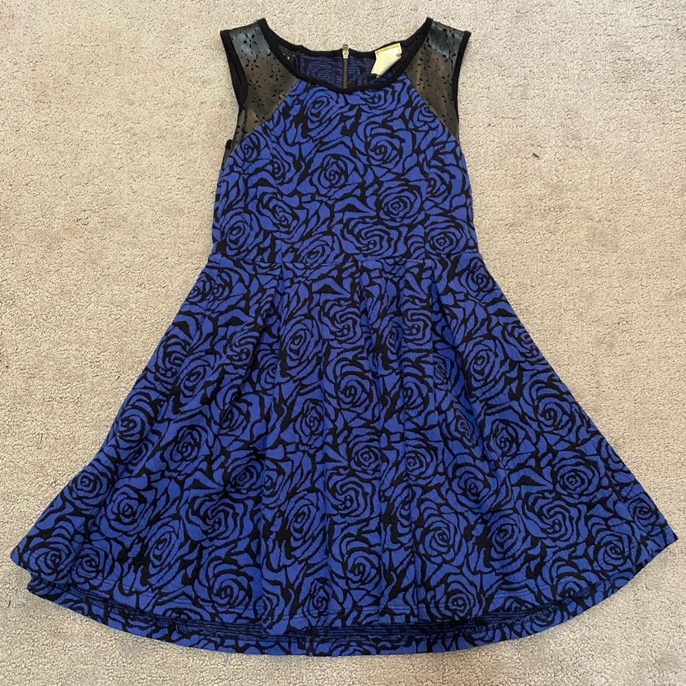 girls flower printed dress